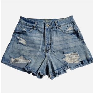 Rewash Blue Distressed Jean Shorts, Size 29